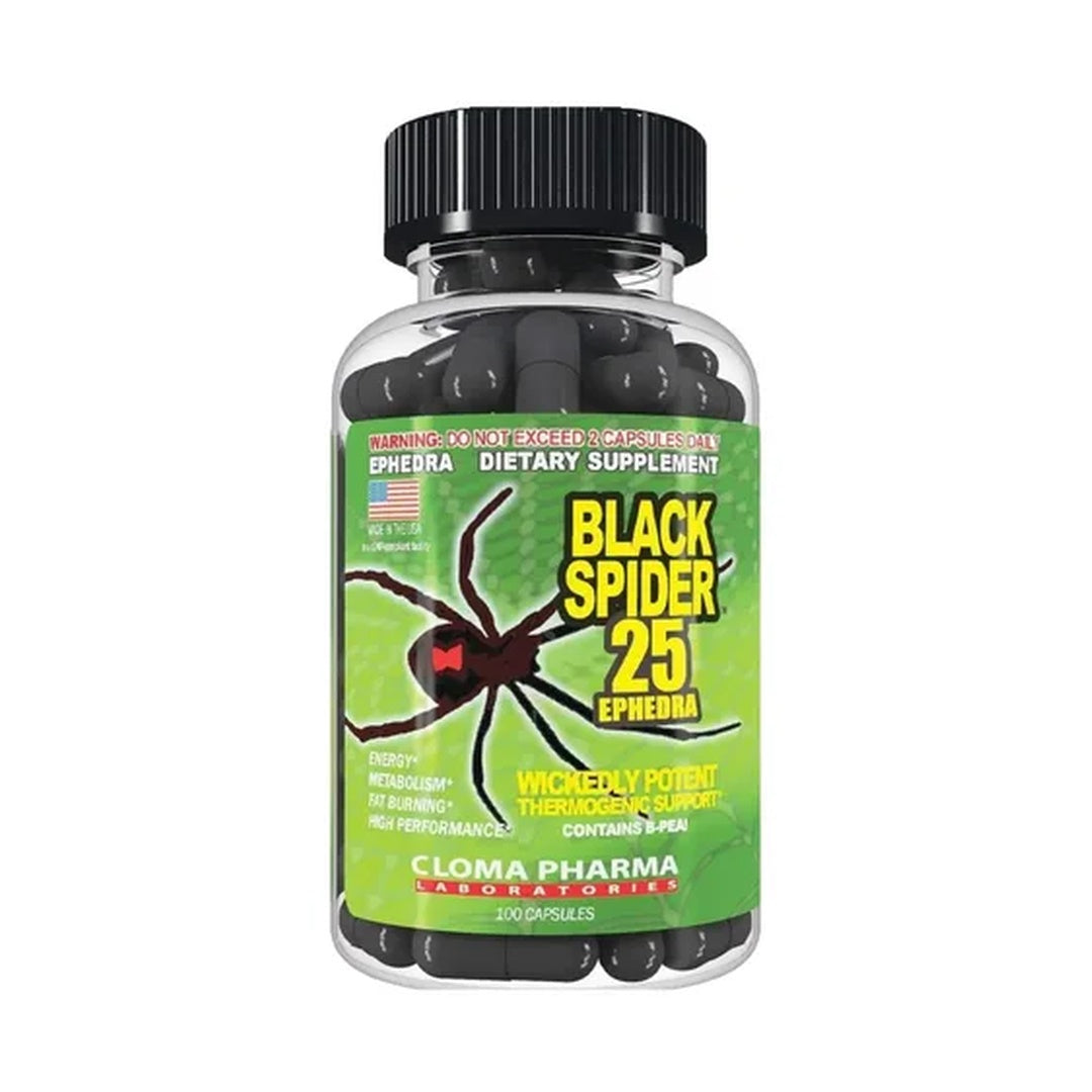 Black Spider 25 – 100 caps