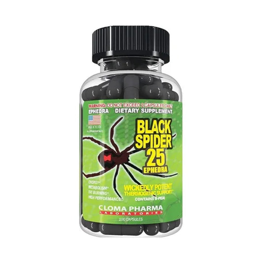 Black Spider 25 – 100 caps