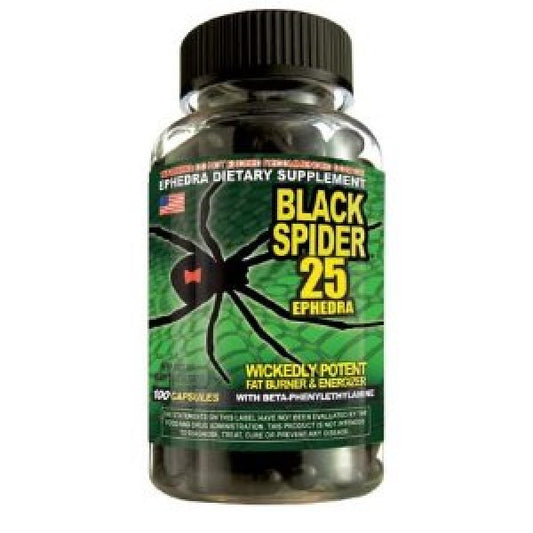 Black Spider 25 – 100 caps